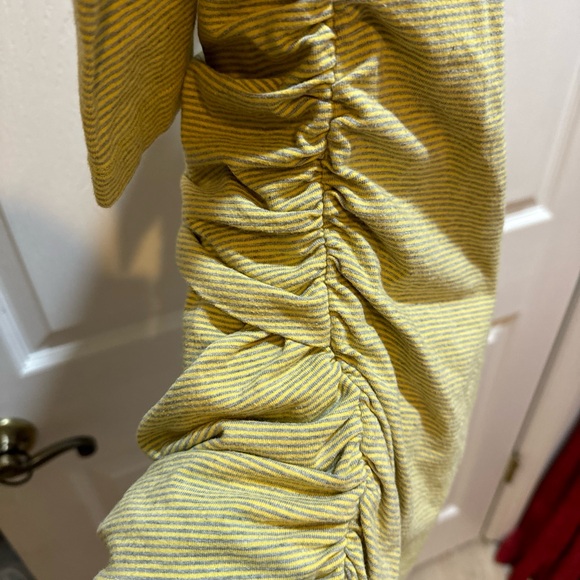 Sundance Stripe Faux Wrap Top Size Small - Picture 3 of 4